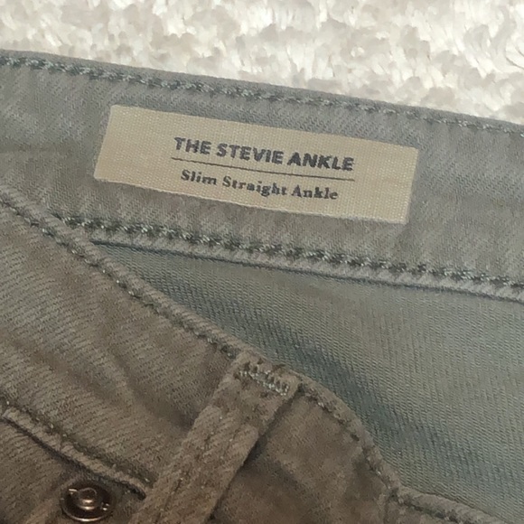 Adriano Goldschmied Khaki Green Jeans; size 27 - Picture 6 of 7